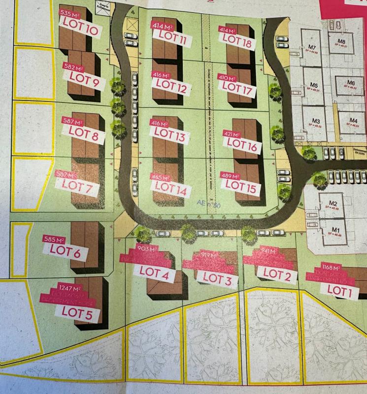 18 LOTS A BÄTIR PROCHE ANGOULEME